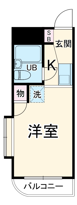 スカイコート宮崎台第3の間取り