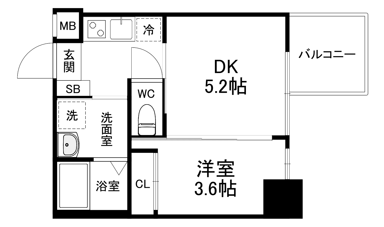 セレニテ本町リアンの間取り