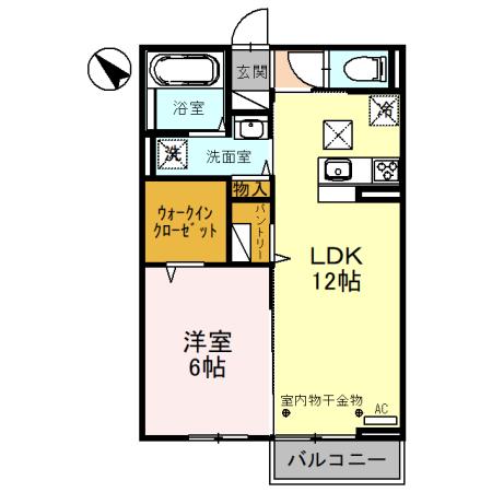 サクラソラAの間取り