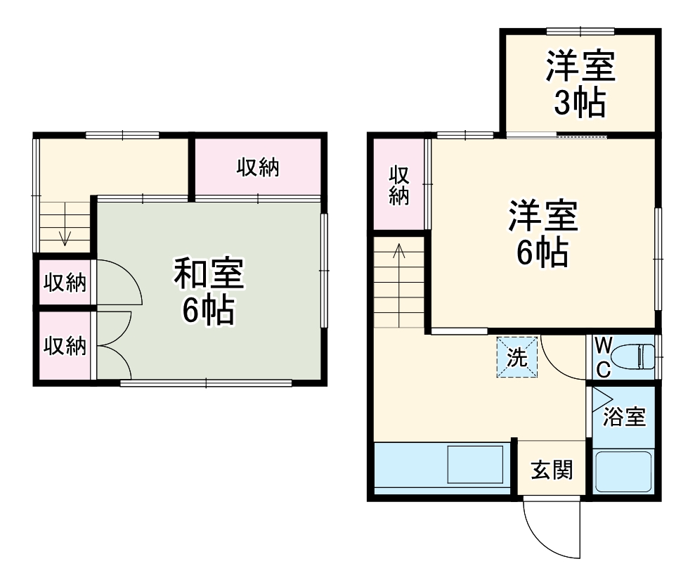 第一さつき荘の間取り
