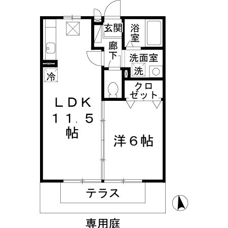 リバーサイド桂川の間取り