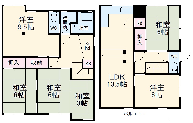 TSUKUMO藤原の間取り