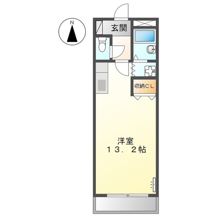 ヴィサージュ東森岡の間取り