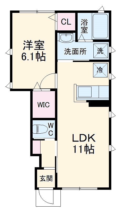 フロル高津の間取り