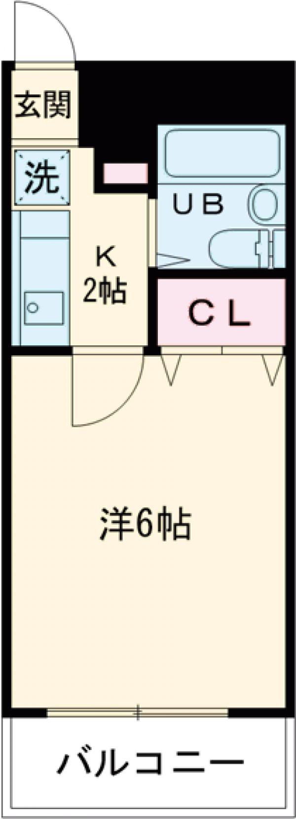 拝島町の完工年月(1983年4月)築の賃貸アパートの間取り