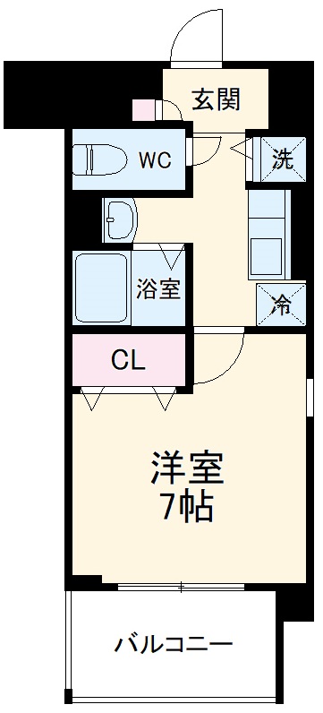 コンセールKUNIの間取り