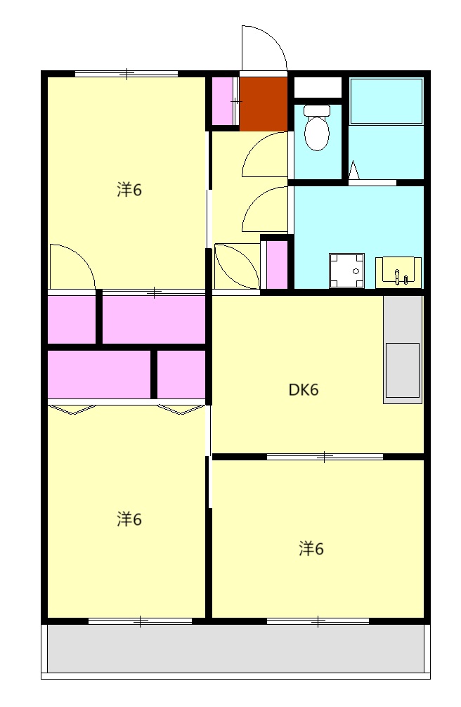 清風館の間取り