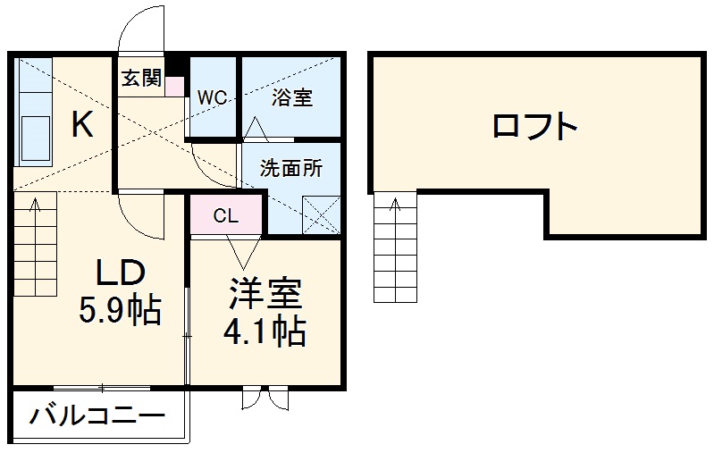 Taste本郷の間取り