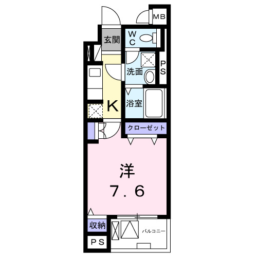 K・SガーデンⅢの間取り
