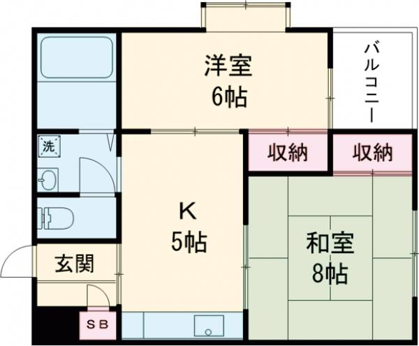 エバーグレース543の間取り