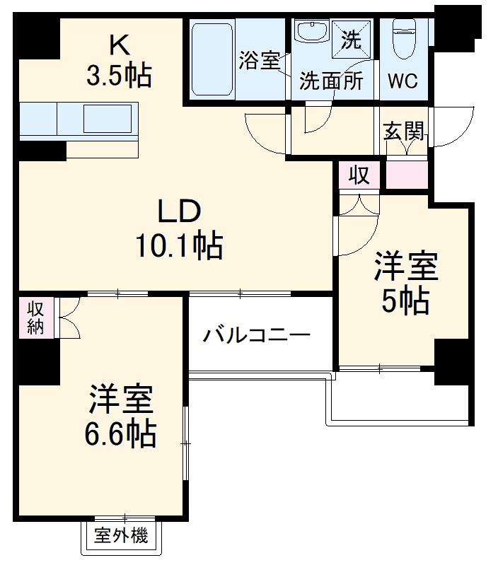 フジⅢの間取り