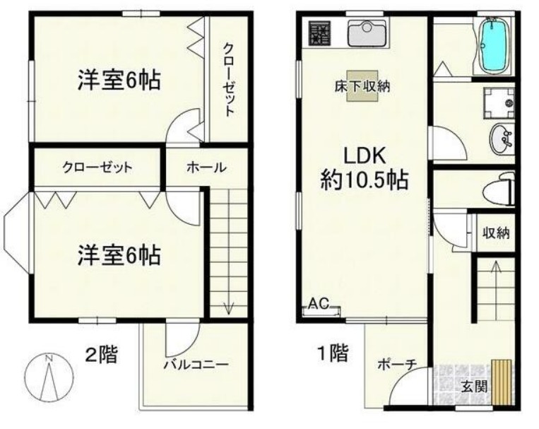 エスト・シエーロ田奈の間取り