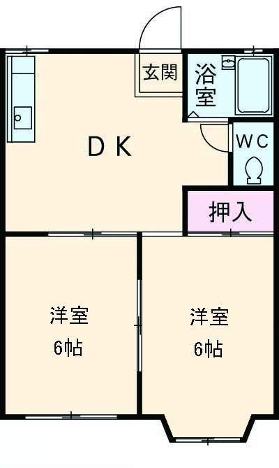 小嶋アパートの間取り
