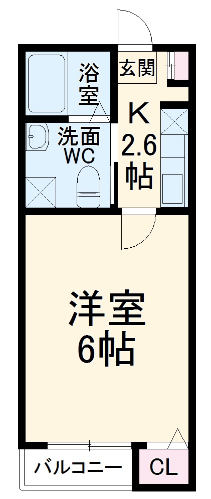 BLANFERTE氷川の間取り
