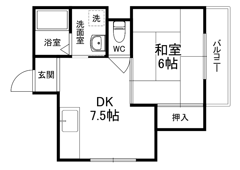 サニーフラットの間取り
