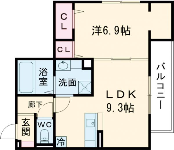 N’s courtの間取り