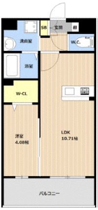 LIBTHおもろまち駅前の間取り