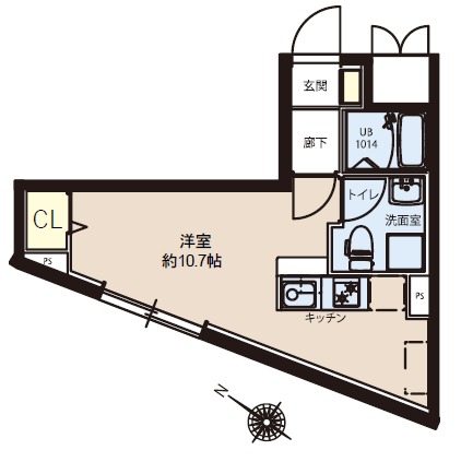 レピュア竹ノ塚レジデンスの間取り