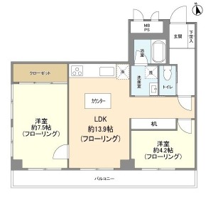 ウィンベルコーラス蓮沼の間取り