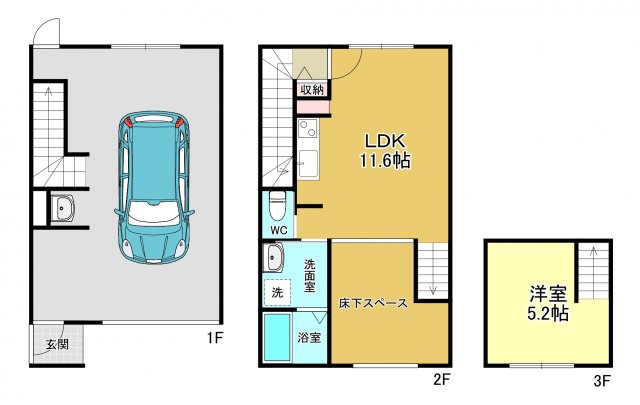 ＆Ｓｐａｃｅ茨木の間取り