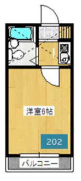 トップパレス南与野Ⅱの間取り