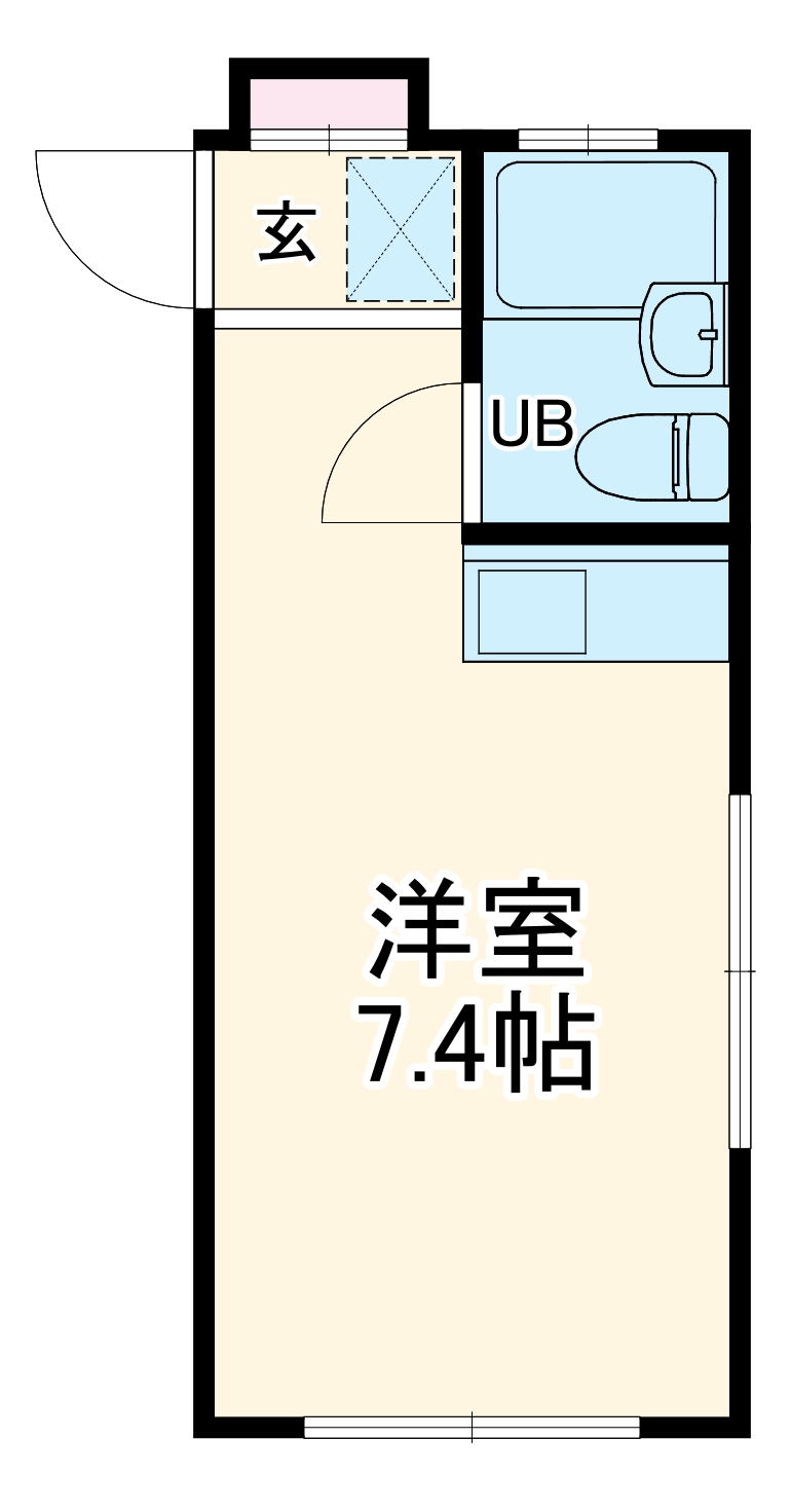 セゾンタカの間取り