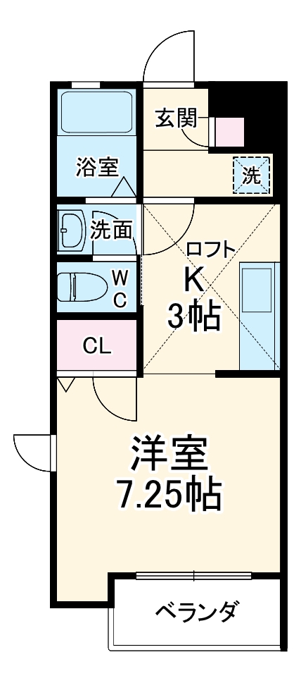 プライム蔵の間取り