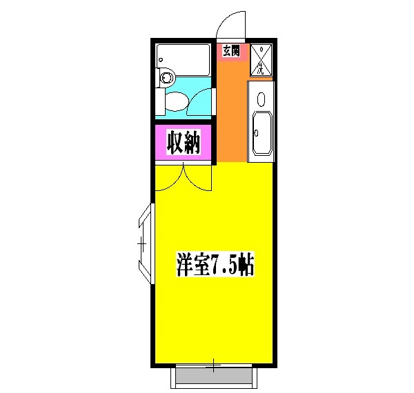 エステートピア小林の間取り
