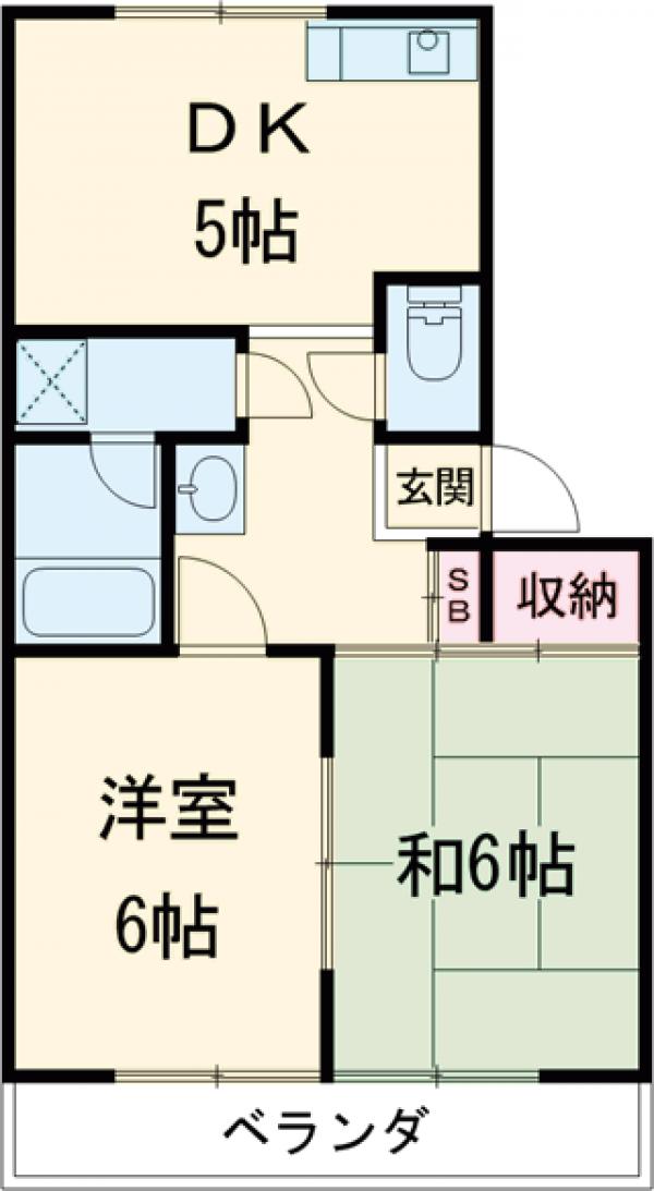 コーポ新井の間取り