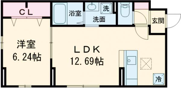 サイドコートの間取り