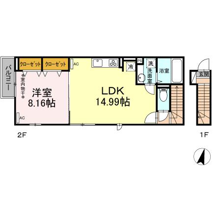 ステーション柴崎の間取り