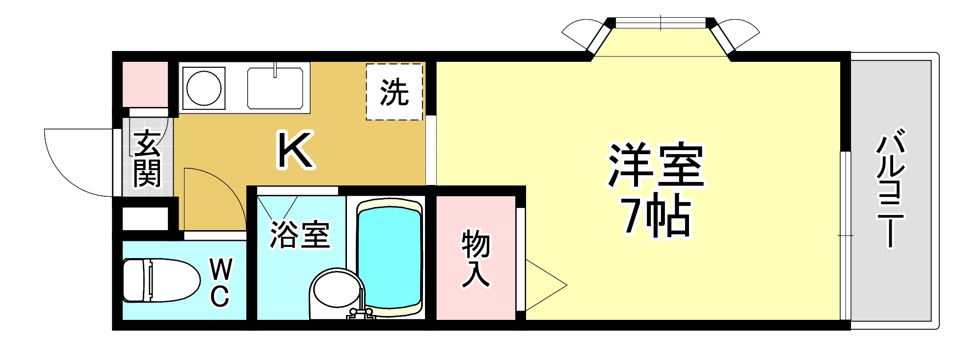 けやきハイツの間取り