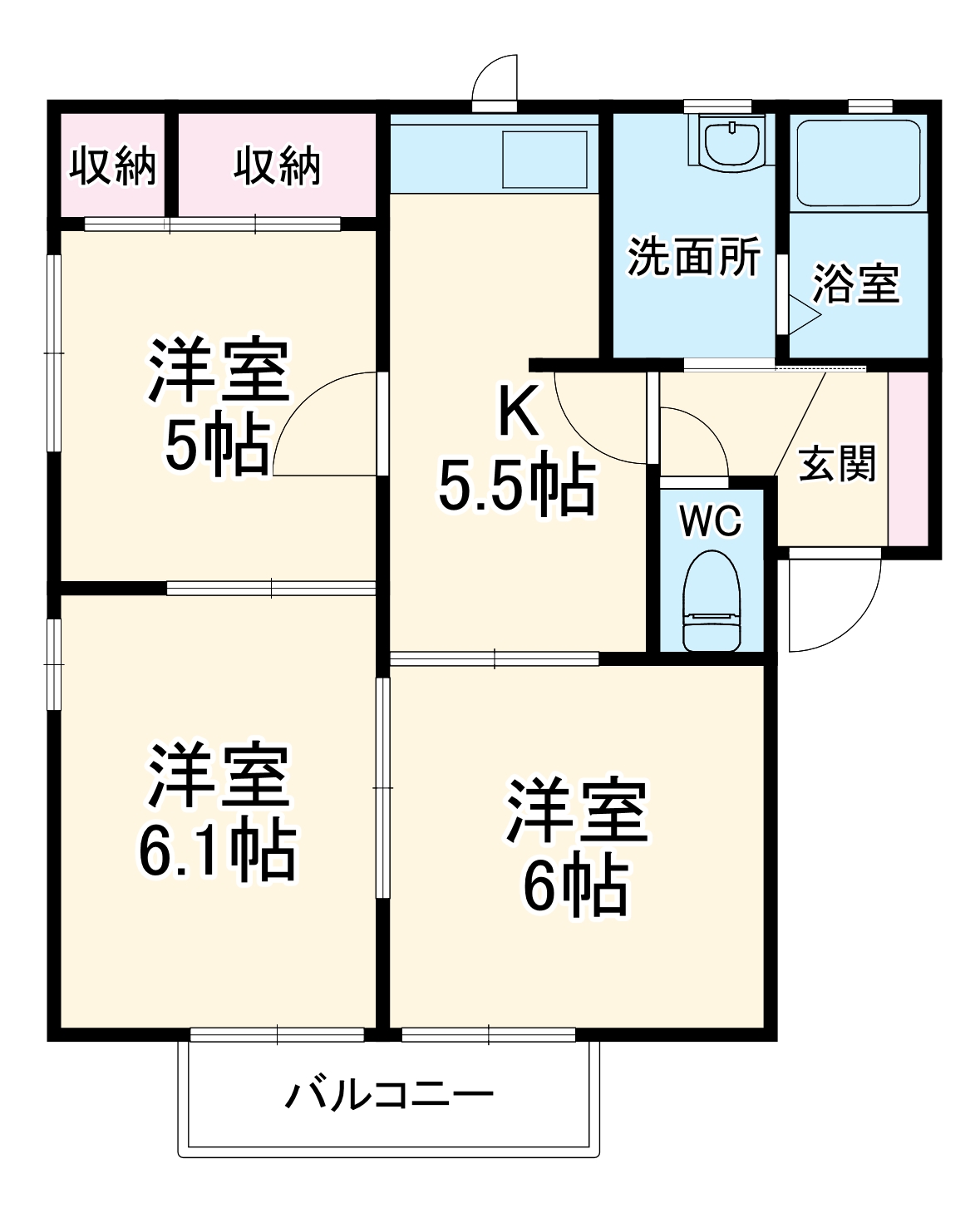 ハイツマコーレBの間取り