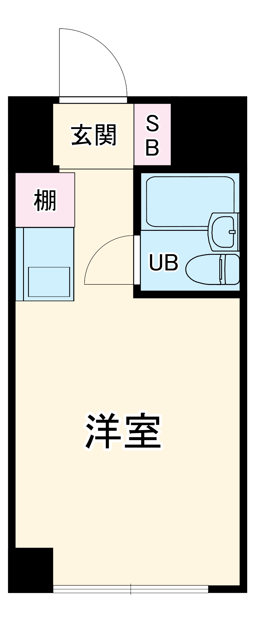 ライオンズマンションヨコハマ戸部の間取り