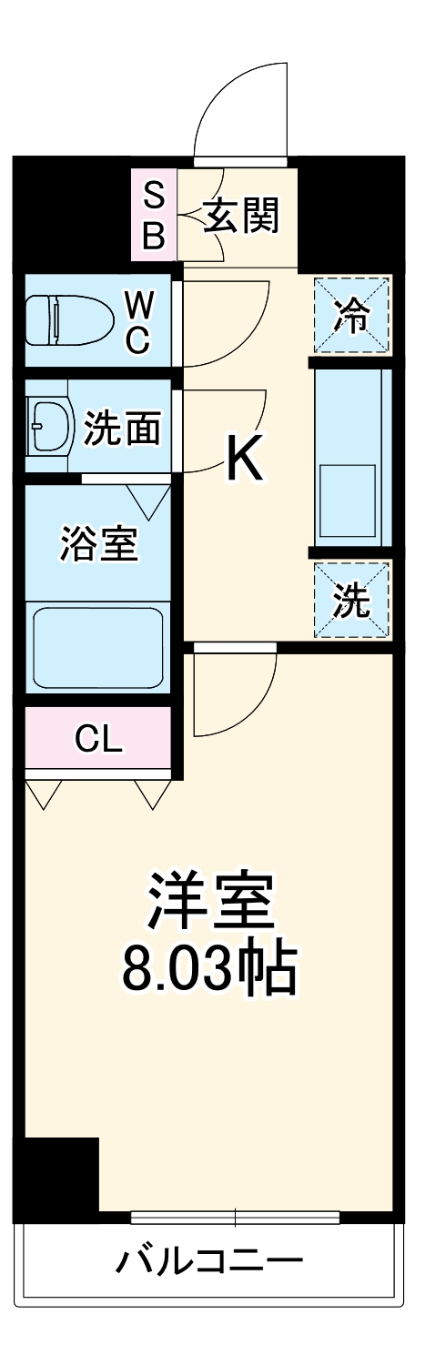 リュミエール東山田の間取り