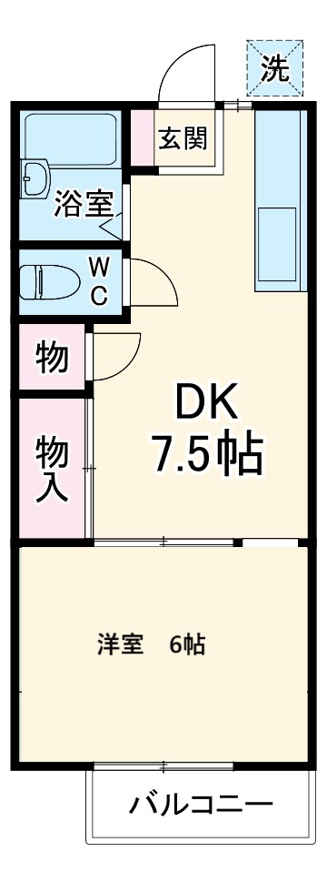 コーポサルビアの間取り