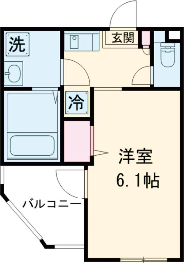 MELDIA船堀Ⅱの間取り