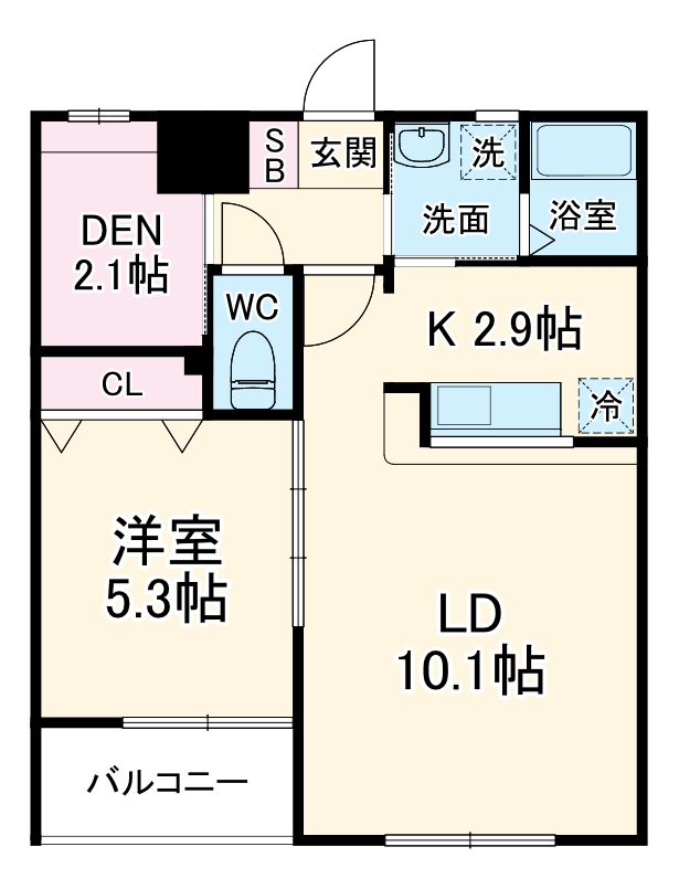 エトワール橋本の間取り