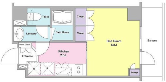コンフォリア三田トロワの間取り