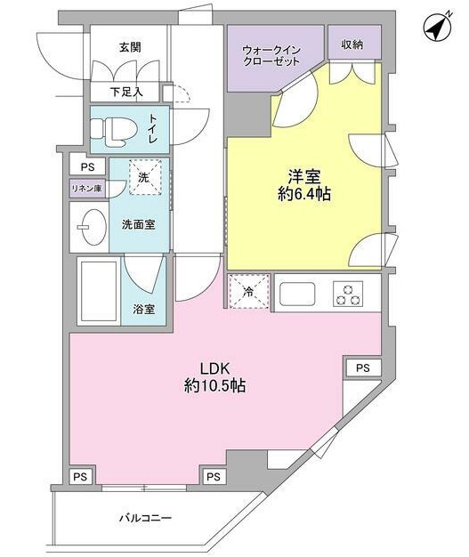 スタイリオ中延駅前の間取り