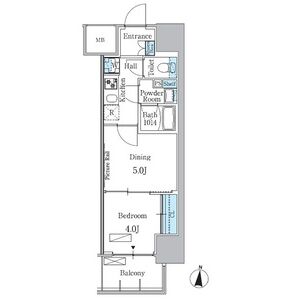 パークアクシス名古屋山王一丁目の間取り