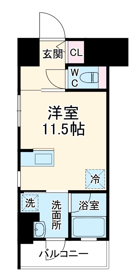 リーフコンフォート本厚木の間取り