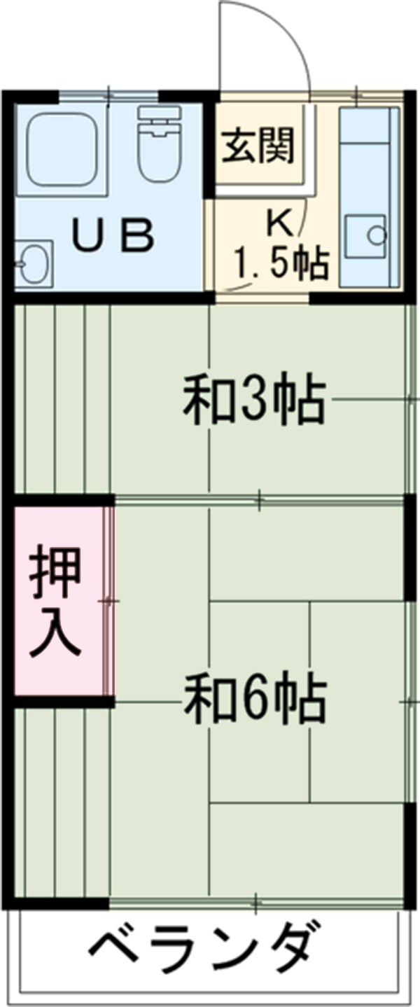 今宮荘の間取り