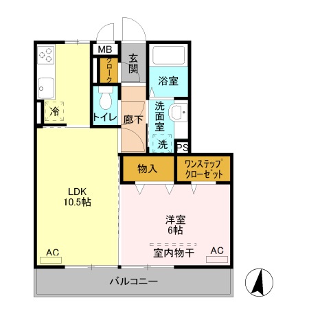 カラーズ ガーデンの間取り