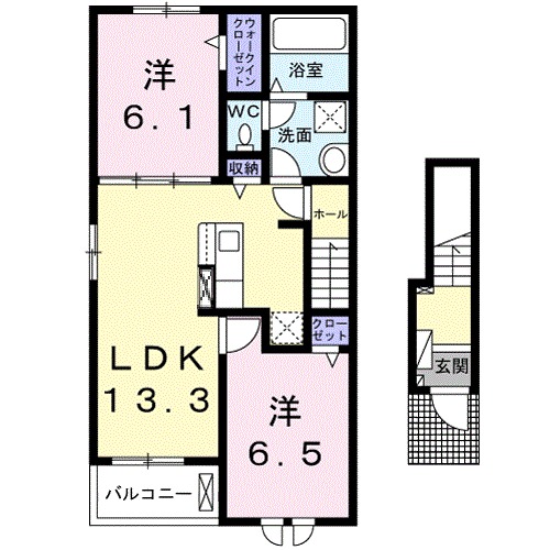 フォンテーヌの間取り