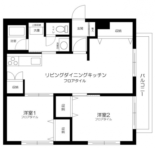オレンジハイツの間取り