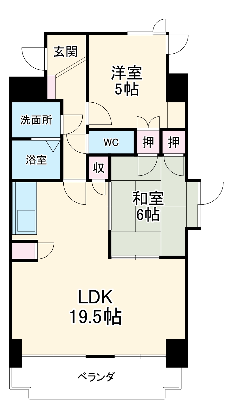 エステート南の間取り