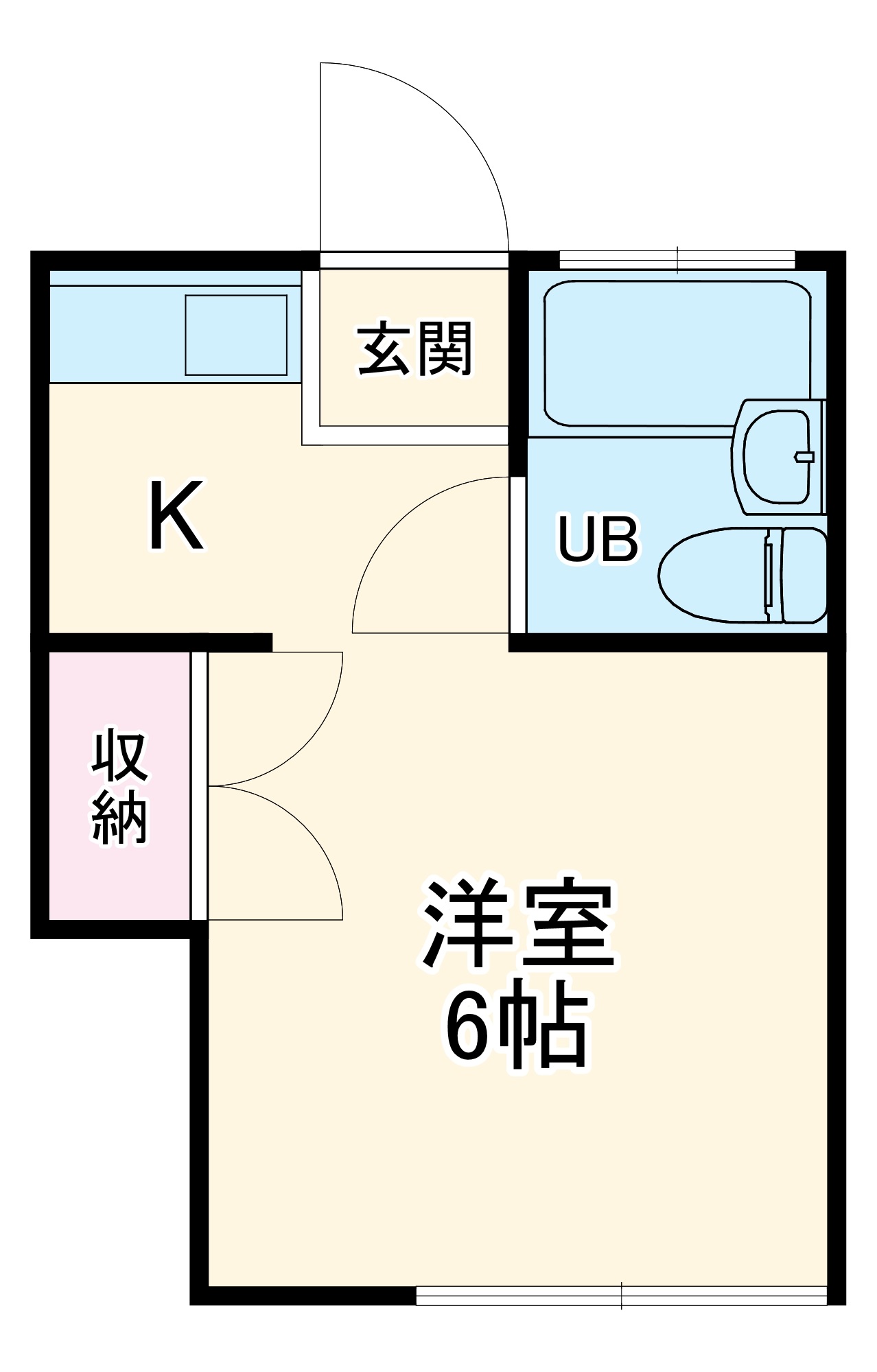 アザース愛名の間取り