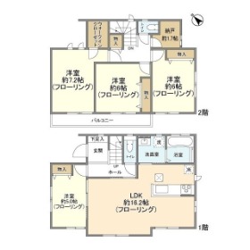 Kolet野田上花輪#10の間取り