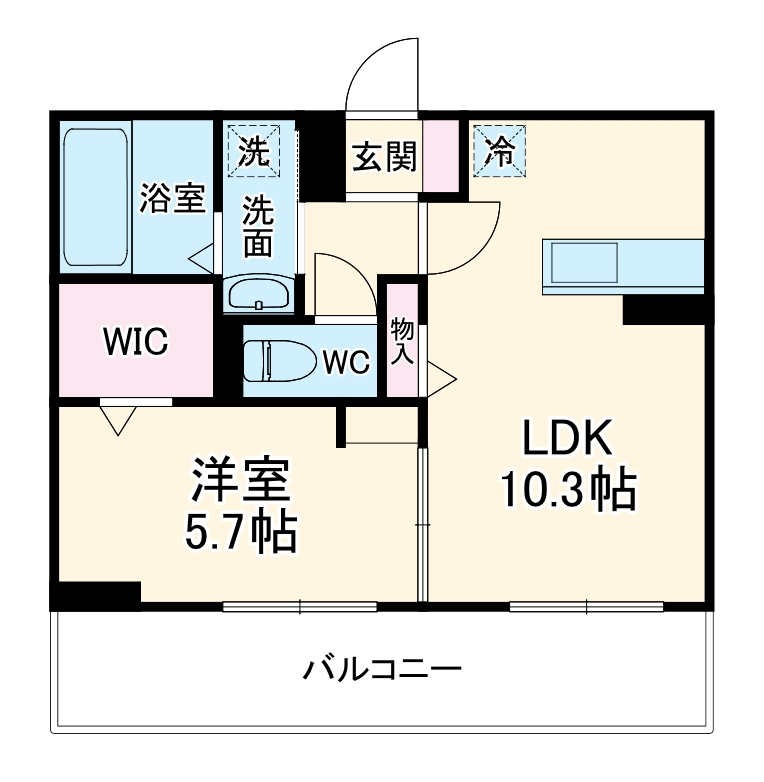 ヴィラクレストⅢの間取り
